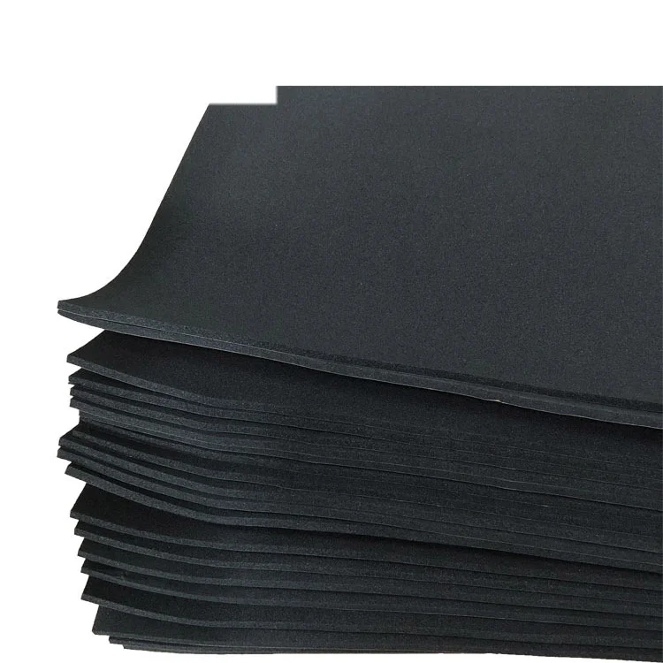 Customization odorless and environmentally friendly materials Sound absorbing Mat and  Heat Insulation NBR Foam