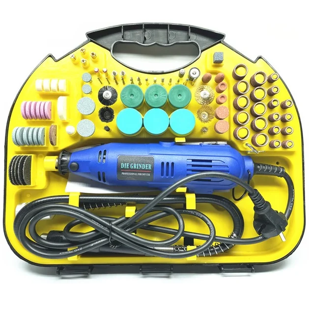 Wellerman Mini Drill Rotary Tool Grinder 211pcs Die Grinder Set