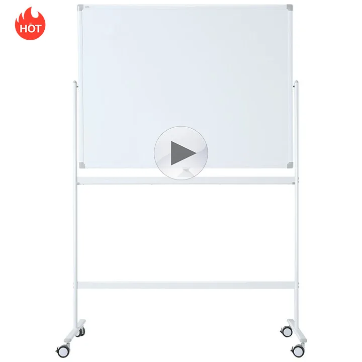 Mobile magnetic whiteboard stand retractable whiteboard with stand Teaching conference office blackboard