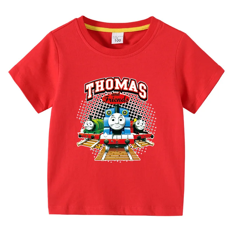 Cheap Boys T-shirts Custom dis-ney Cartoon Printed Girls Tees Children Tops Short-sleeve Clothes for Summer Kids Outfits