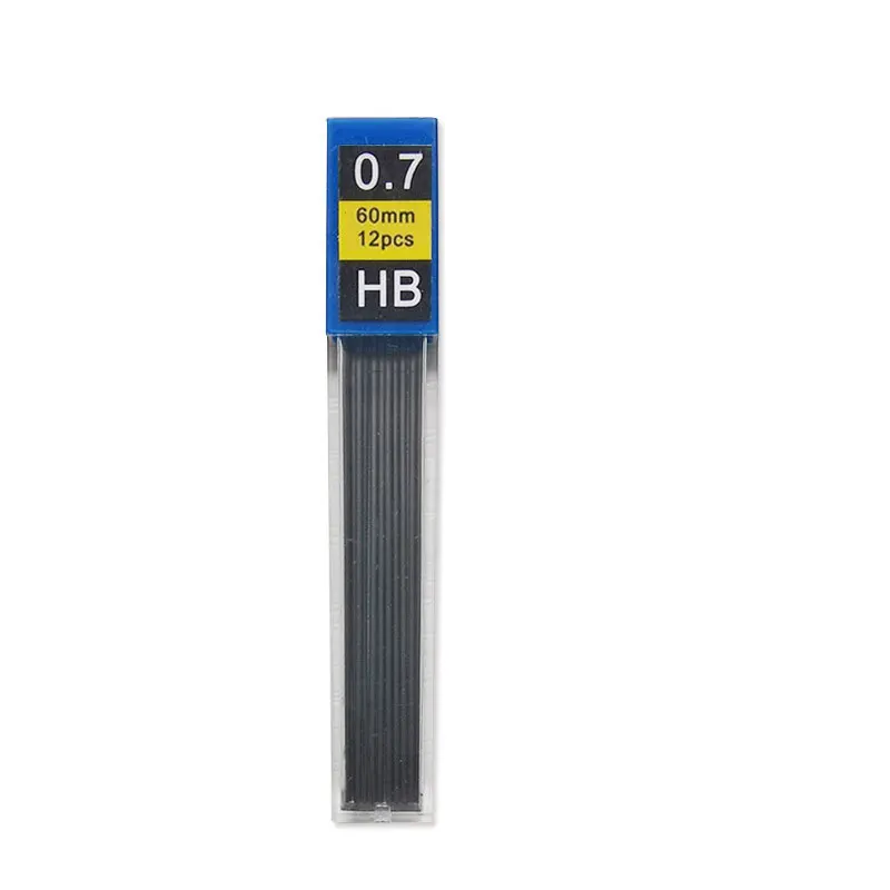 student 0.7 MM black graphite auto mechanical pencil lead