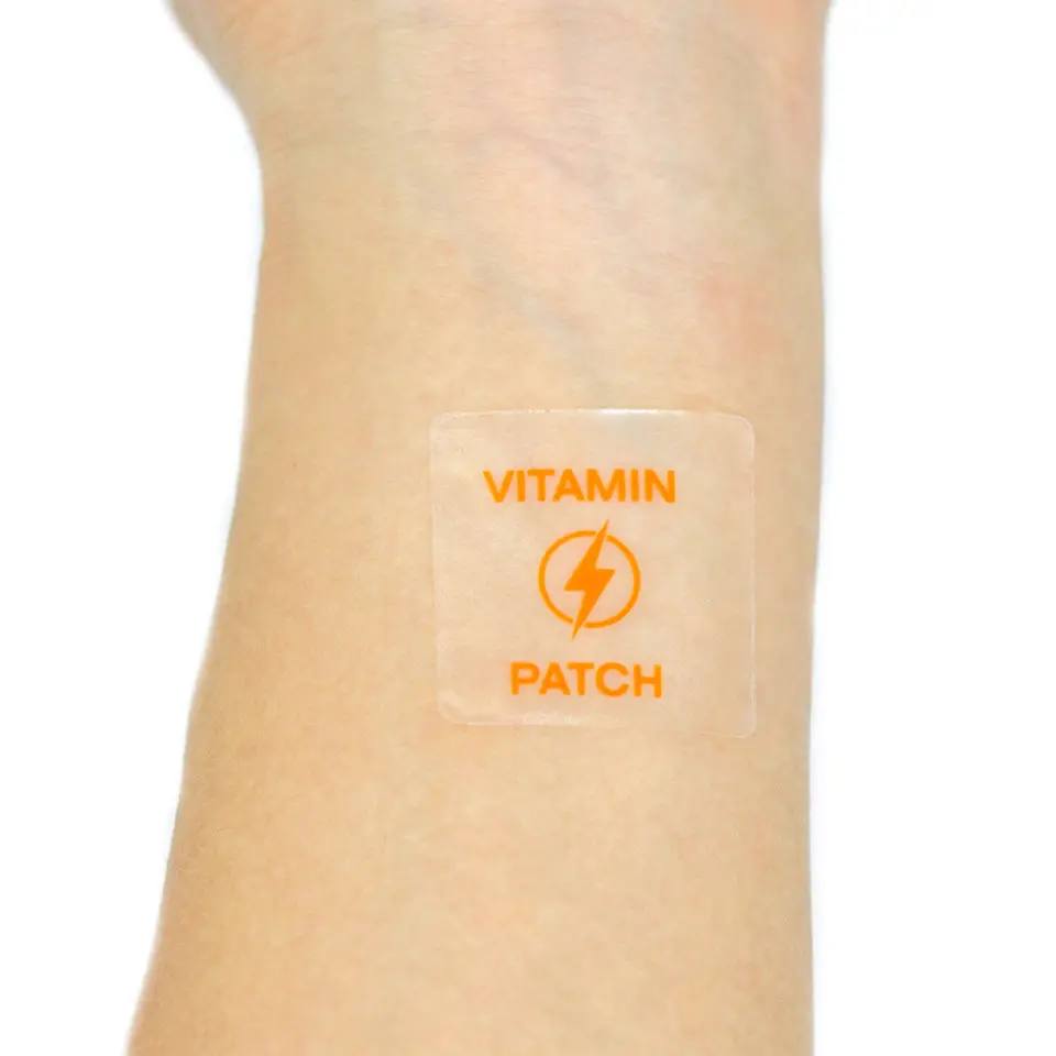 2023 Hot Selling Self Adhesive Vitamin Stickers Energy Boost Hangover Sleep Focus Patches