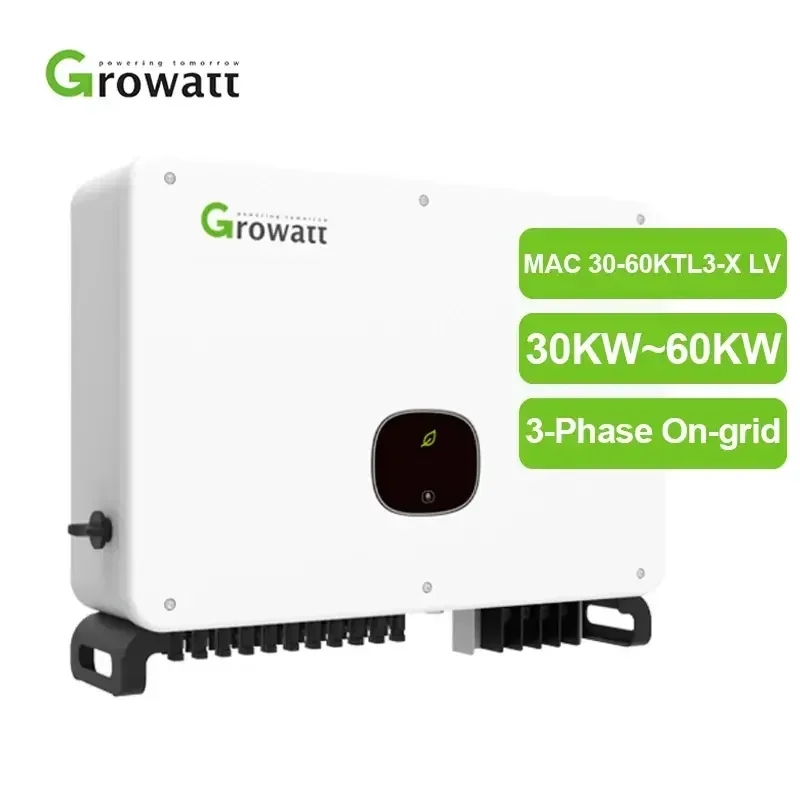 Growatt Mid 30-50Ktl3-X2 Mid 40Ktl3-X/X2 40Kw On Grid Pure Sine Wave Solar Inverter