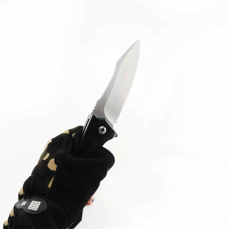 Профессиональный тактический нож для выживания с рукояткой G10 складной карманный охоты на природе