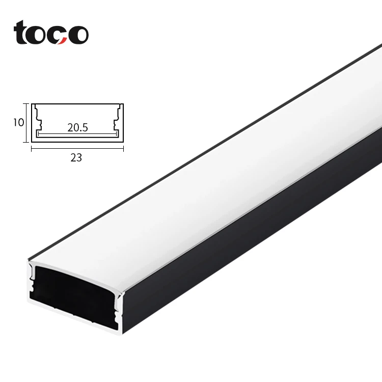 Unique Design Surface Mounted Aluminum Channel Linear Profile Strips U Shape Recess Led Aluminum Extrusion Profile