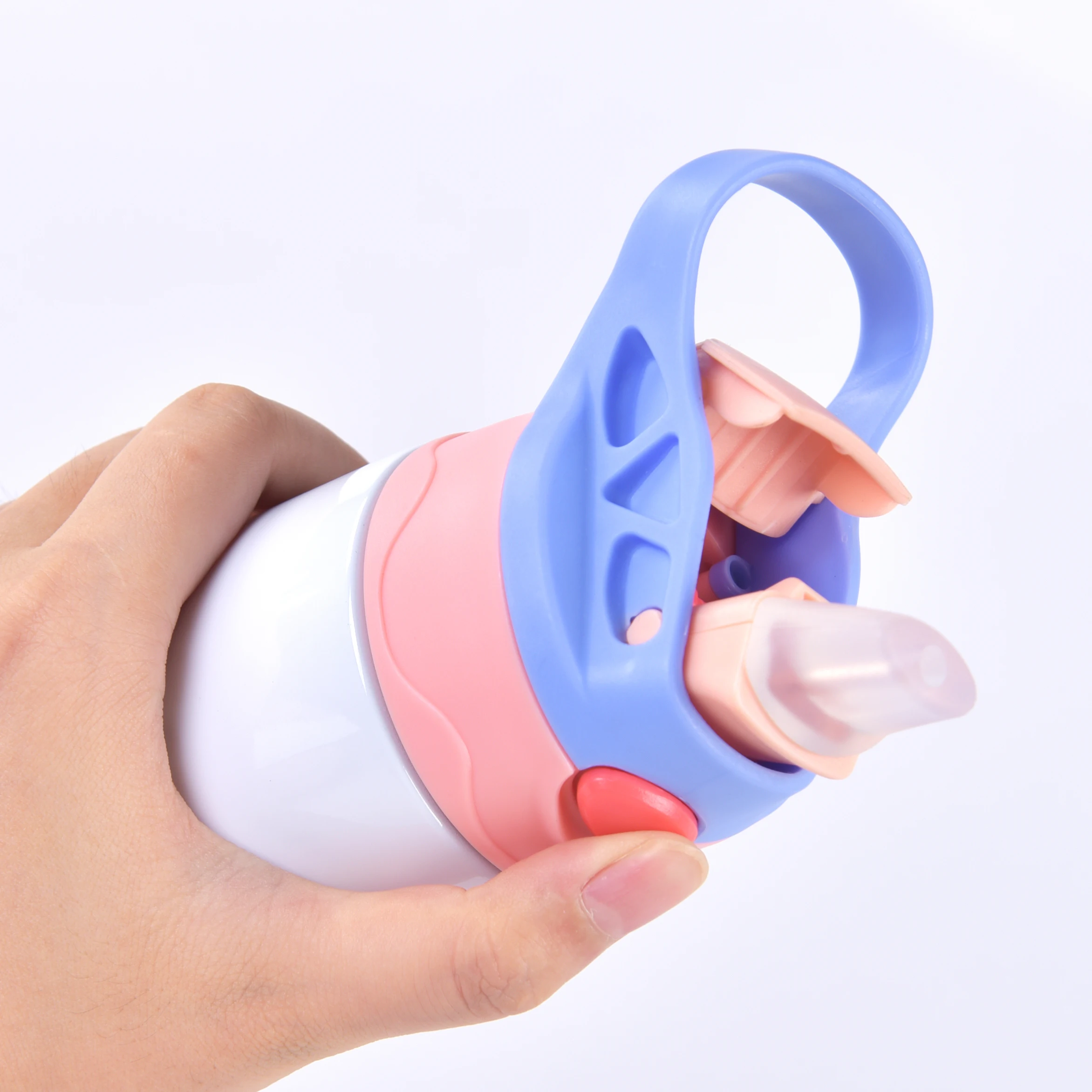 Usa Warehouse 12Oz 12 Oz Colorful Flip Top Spill Proof  Bpa Free Sublimation Kids Tumbler Vacuum Insulated With Straw