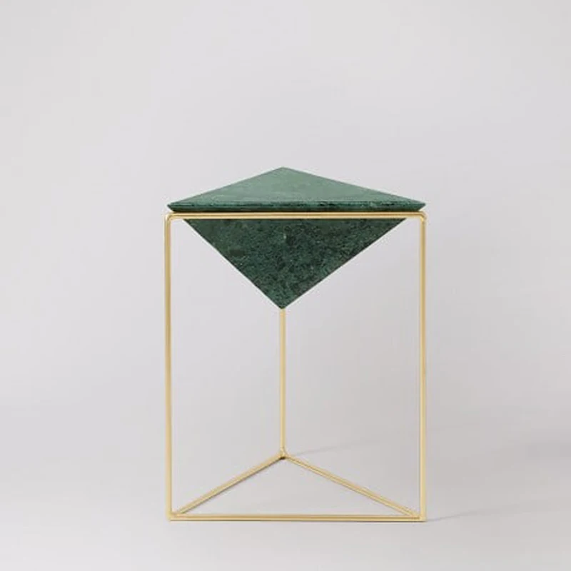 New Item Modern Luxury Marble Metal Coffee Table Simple Ins Creative Movable End Table for Living Room /Hotel Side Table