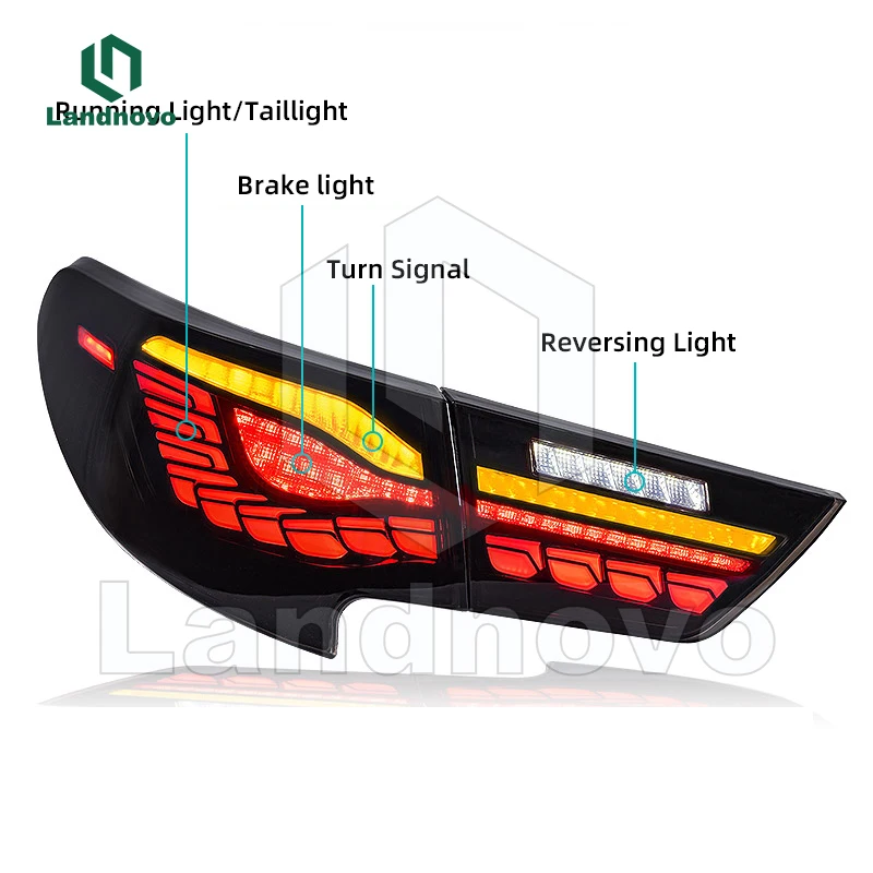 led REAR LIGHT For Toyota Mark X / Reiz LED Tail Lamp 2013-2018
