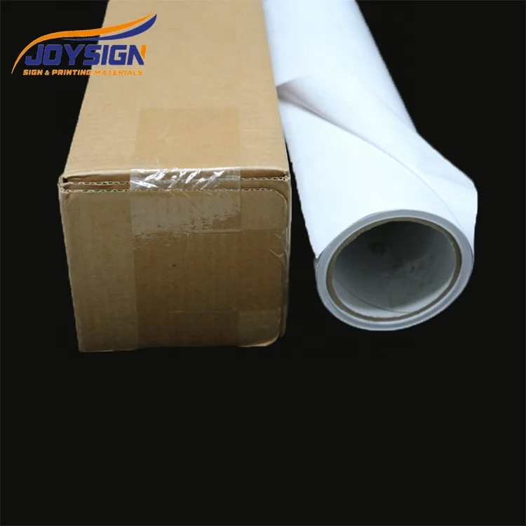 JOYSIGN Excellent Quality White PVC Vinyl Sticker Adhesive for digital printing