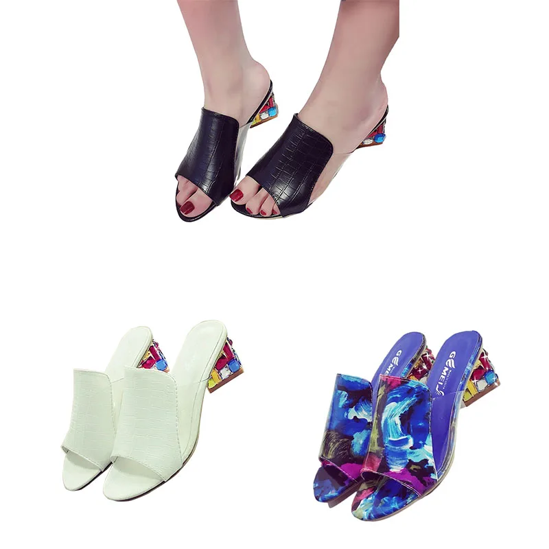 200 hot sale real fox fur slides footwear jelly slides women rainbow slides shoes USA slipper