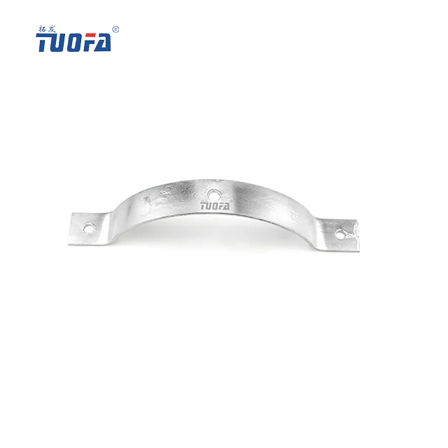 Горячеоцинкованная подвесная линия фитинги столб зажим для железа