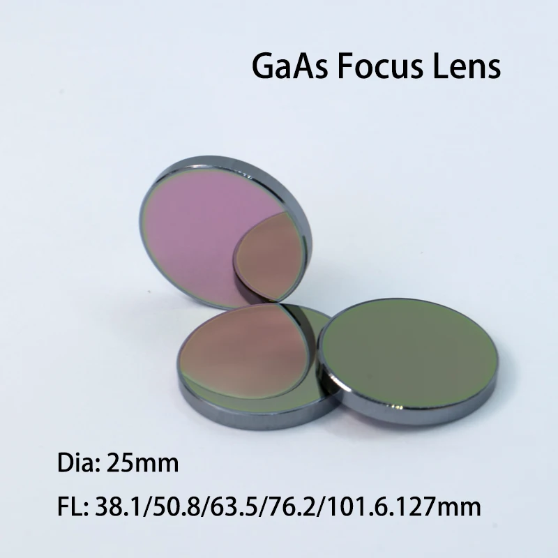 High Quality 8-12um Meniscus GaAs Focus Lens for Infrared Imaging, Monitoring, Inspection or Infrared Spectroscope