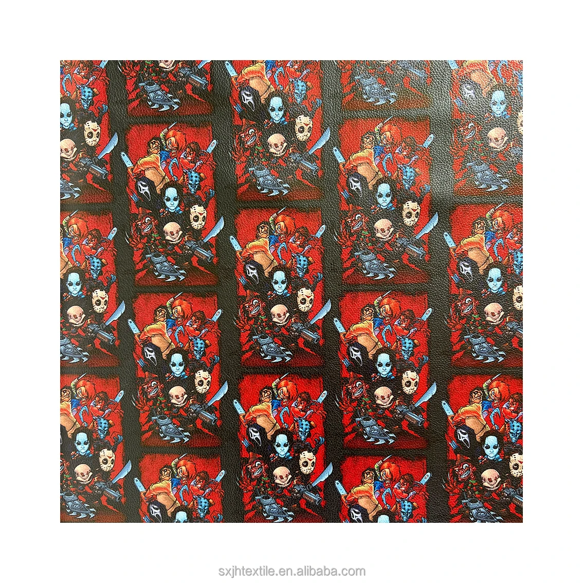 Top-notch custom printed faux synthetic PVC leather fabric sheets