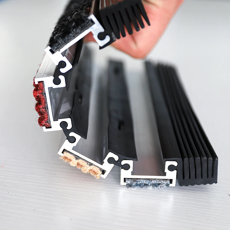 Aluminum Entrance Door Mats Commercial Entrance Mats Anti Slip Sand Scarping High Quality Doormat