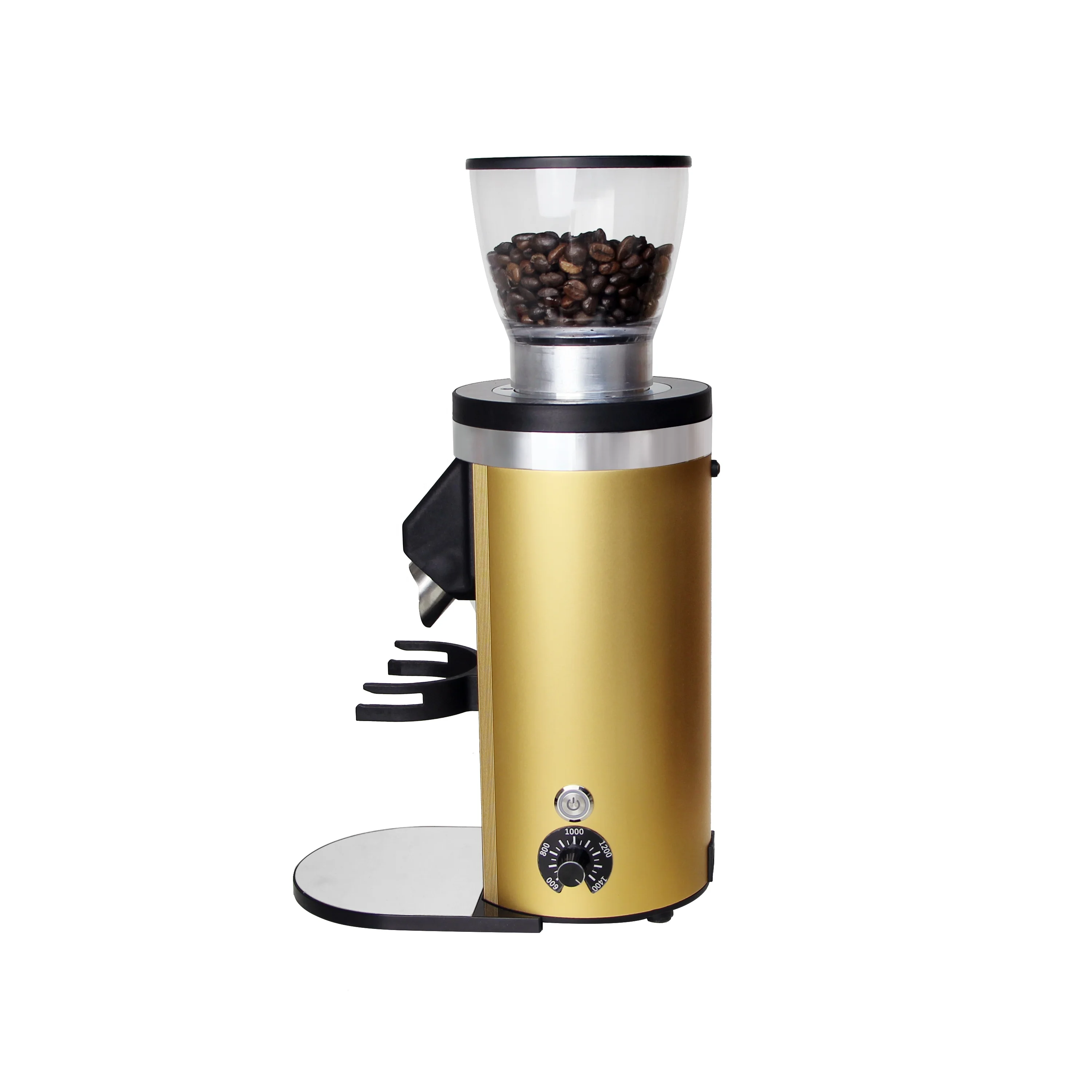 2023 New design brushless DC MOTOR Coffee grinder Speed adjustable single dosing coffee grinder HA64