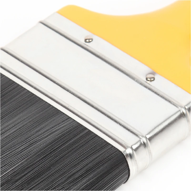 MSN 1205 Custom Synthetic Filament Paint Brush Metallic Steel Ferrule Quality Industrial DIY OEM Support Hot Sale Good Price