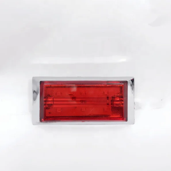 new design daul function light led marker lights led side clearance  lights with bezel universal truck towing trailer RV bus etc