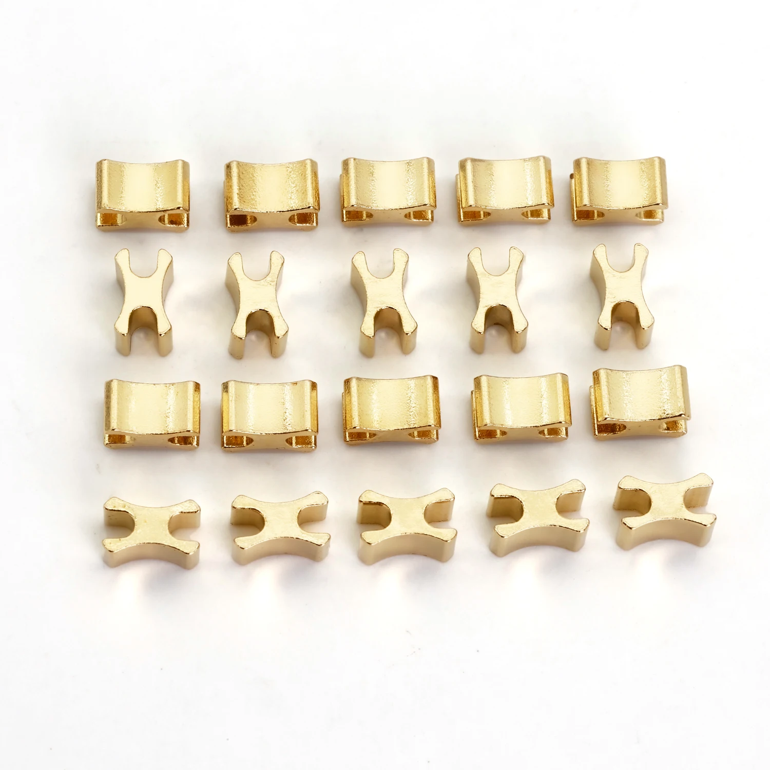 Zipper H Stopper for Closed End Zipper for Combat Accessories Metal Zipper End With No Stop H Stop Zinc Brass Bottom Stopper