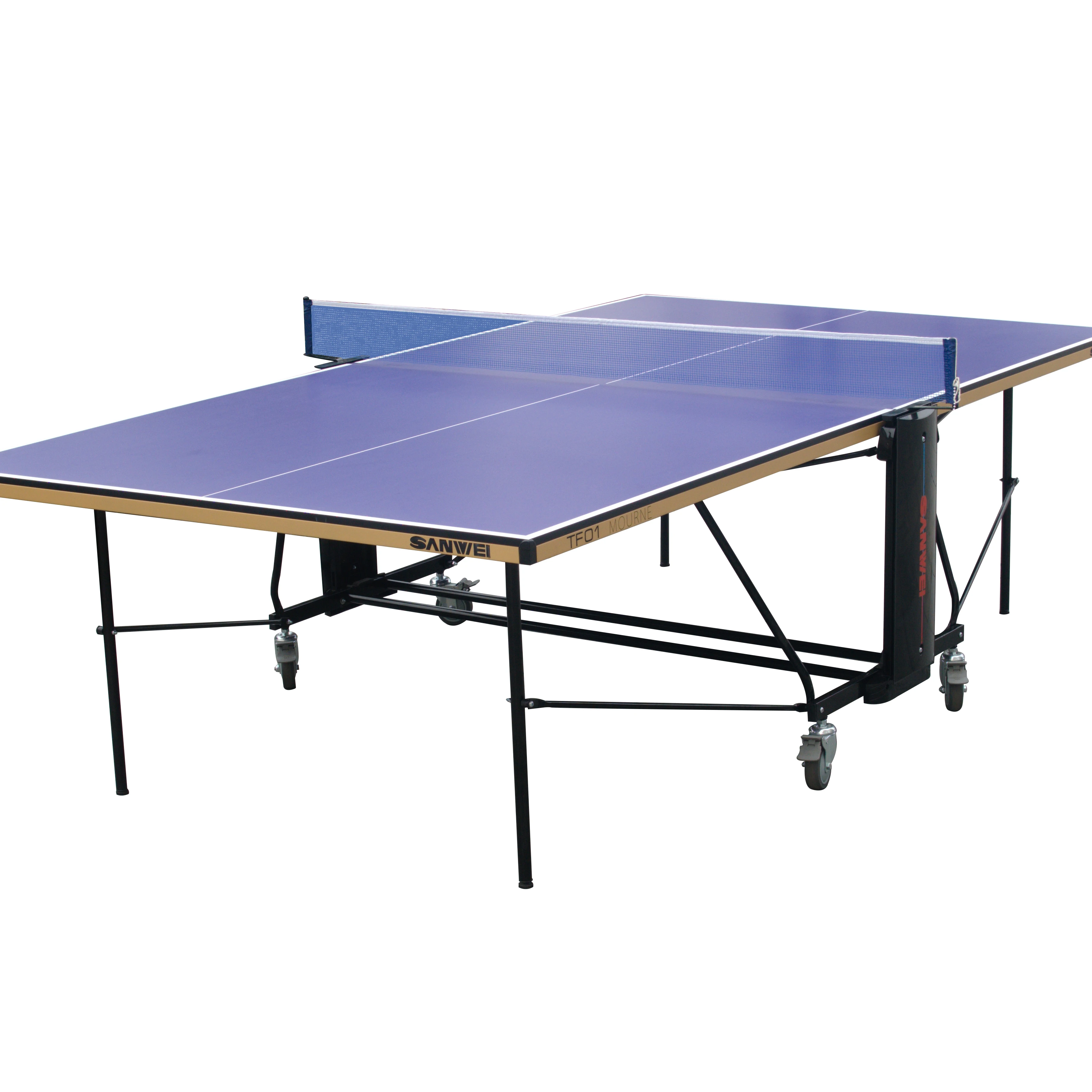 SANWEI TF-01 Mourne, the new saDouble Folding Movable Professional/official Competition table tennis table with beautiful design