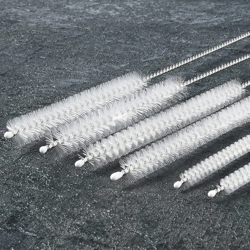Drinking Straw Cleaning Brush Bristle Cleaner Household Cleaning Brush For Glass Washing Mini Bottle Clean