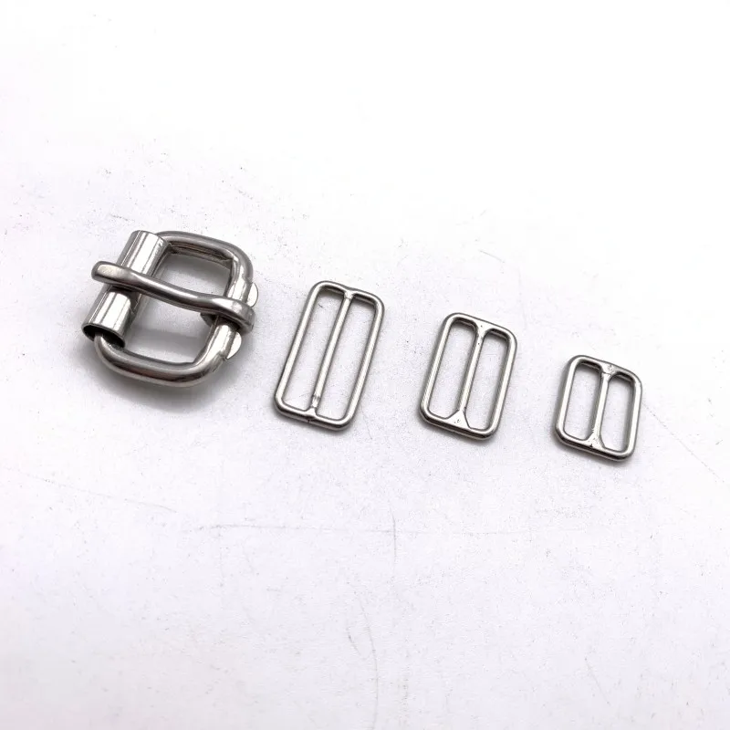 Steel Metal Adjuster Slide Buckle Webbing Belt Buckle For Bag Accessories