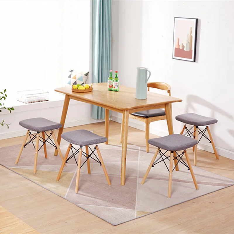 Stool wholesale soft pack demolition dining chair stool ottoman living room dining room