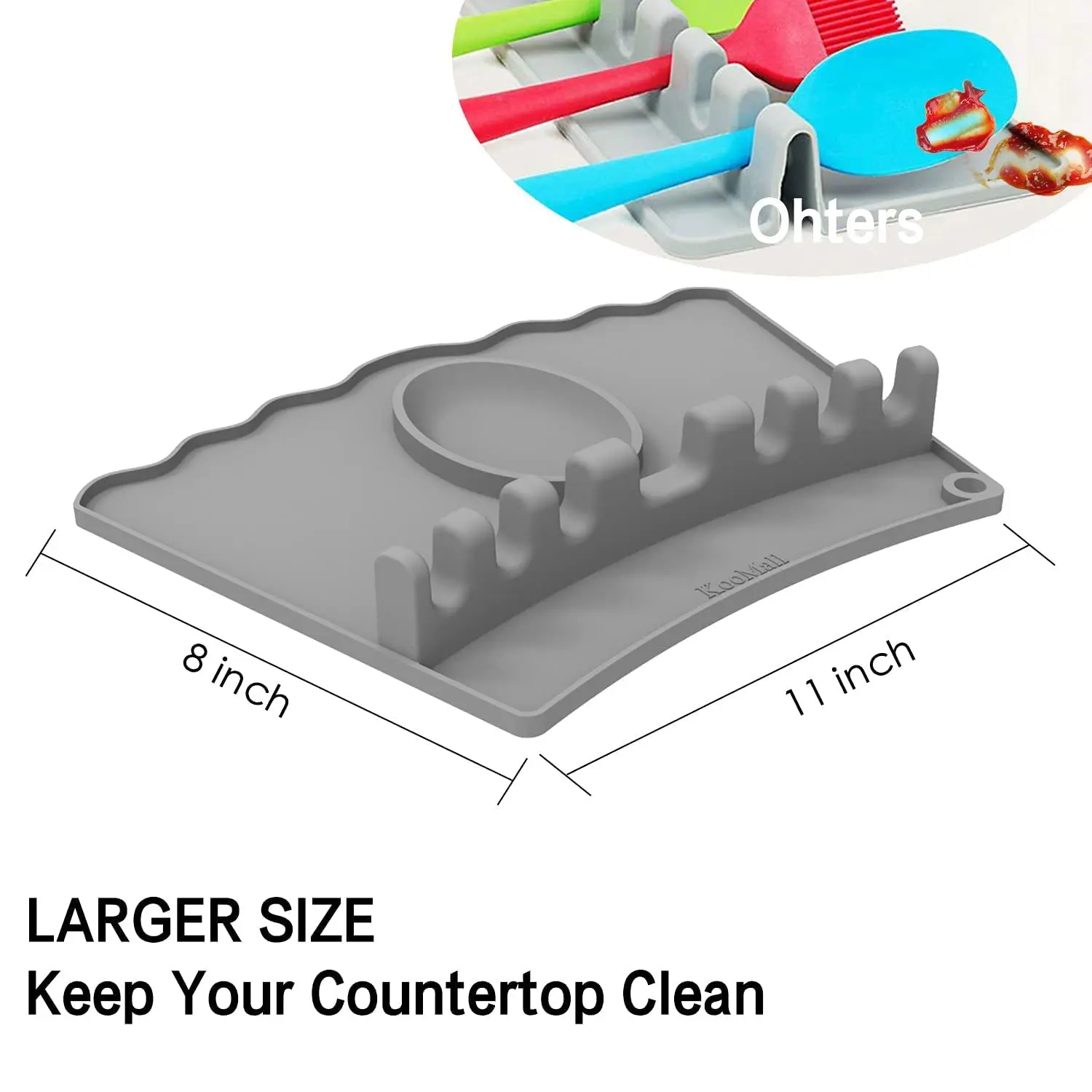 Высококачественная новая Нескользящая термостойкая кухонная утварь, подставка для ложки, подставка для ложки, держатели для посуды, силиконовая утварь с капельной подушкой