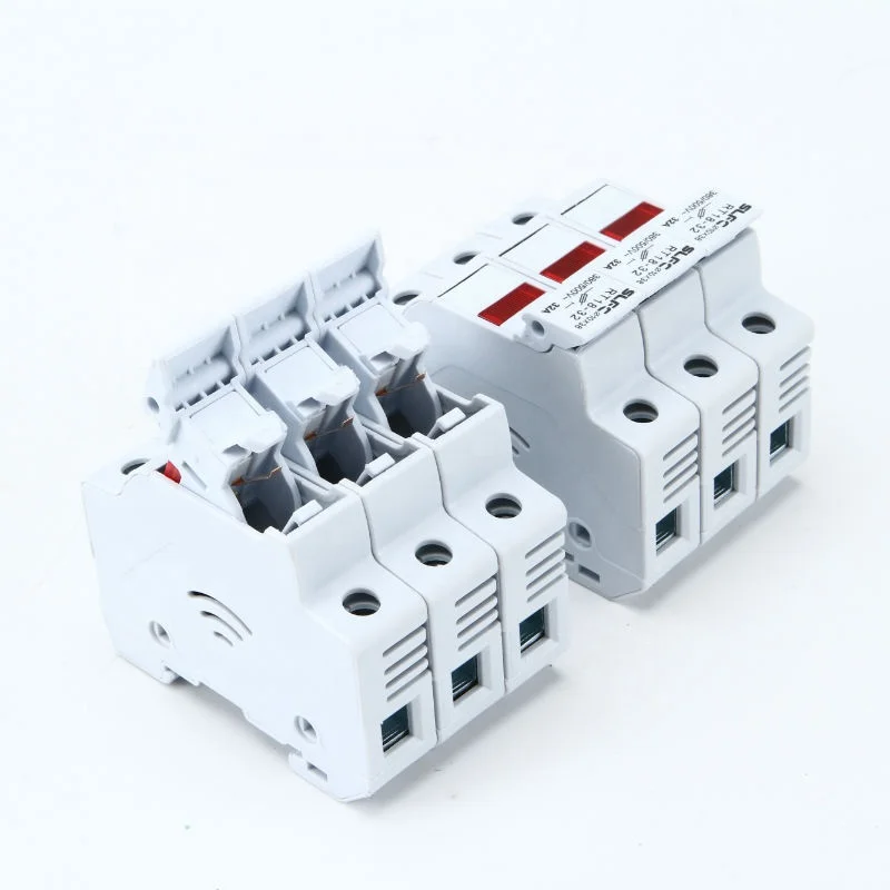 2 Poles 10*38 Din Rail  RT18-32 Fuse Holder