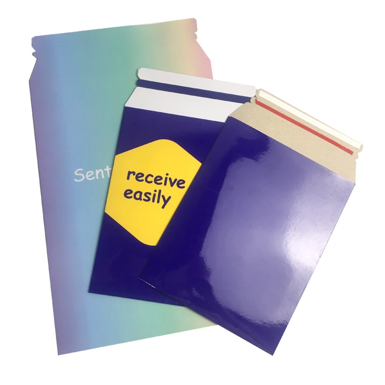 Do Not Bend White Rigid Mailer Kraft Cardboard Gift Cards Invitations Envelope for Shipping