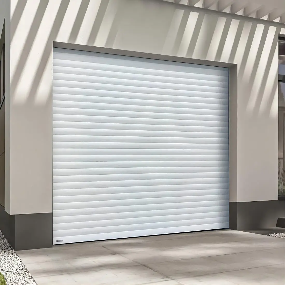 Cheaper Automatic aluminum folding up down garage roller shutter doors factory direct prices