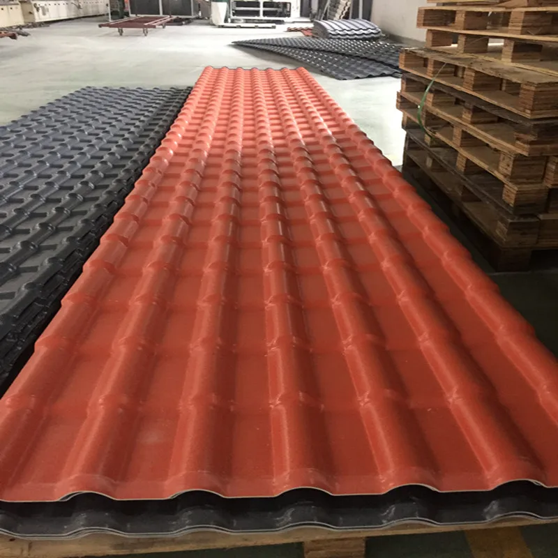 Antioxidant pvc Telha de plstico Plastic Cheap heat insulation material Heat resistant plastic sheet Farm house Sheet roof tile