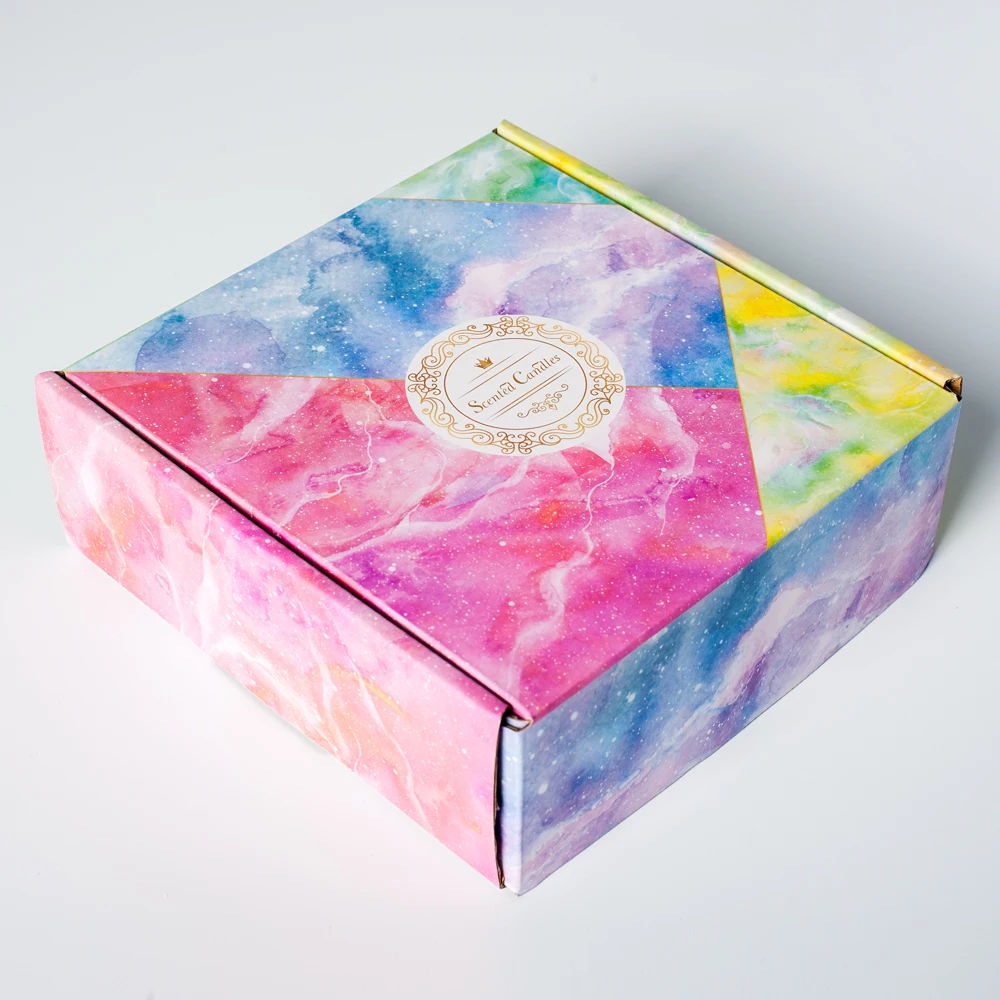 Color Box Luxury 4.4 Scented Soy Wax Customized Metal Tin Box Holiday Birthday Wedding Perfumed Wholesale Candle