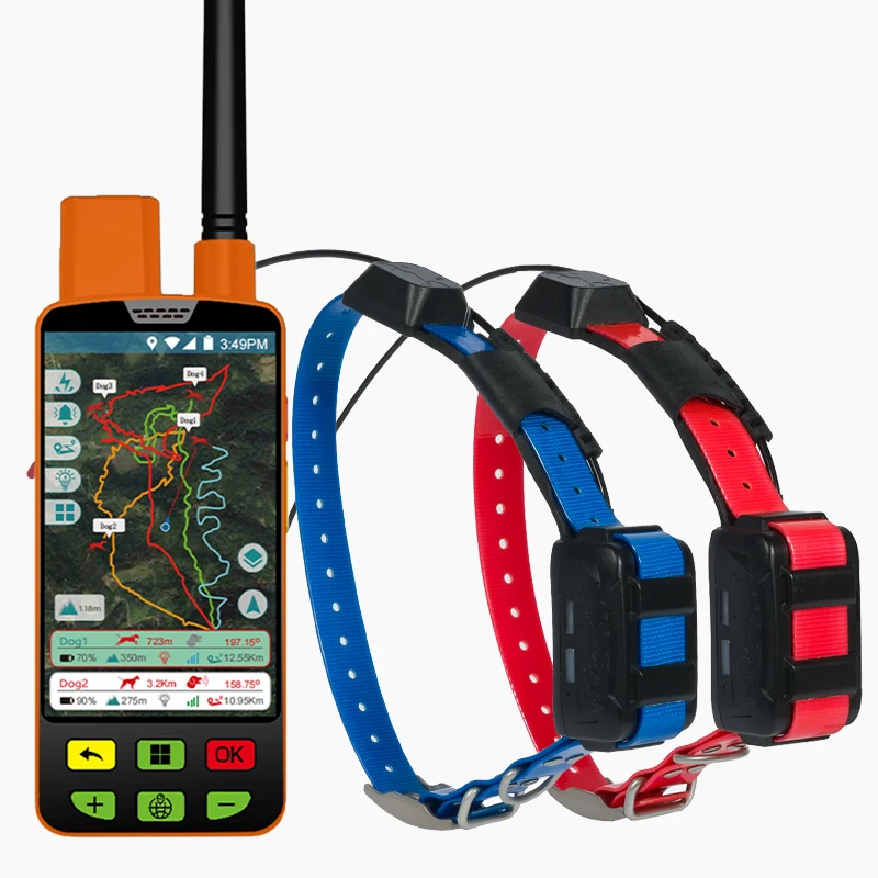 waterproof gps dog tracking system One Drive Two VHF/4g Transceiver smart tracker pet mini anti-lost