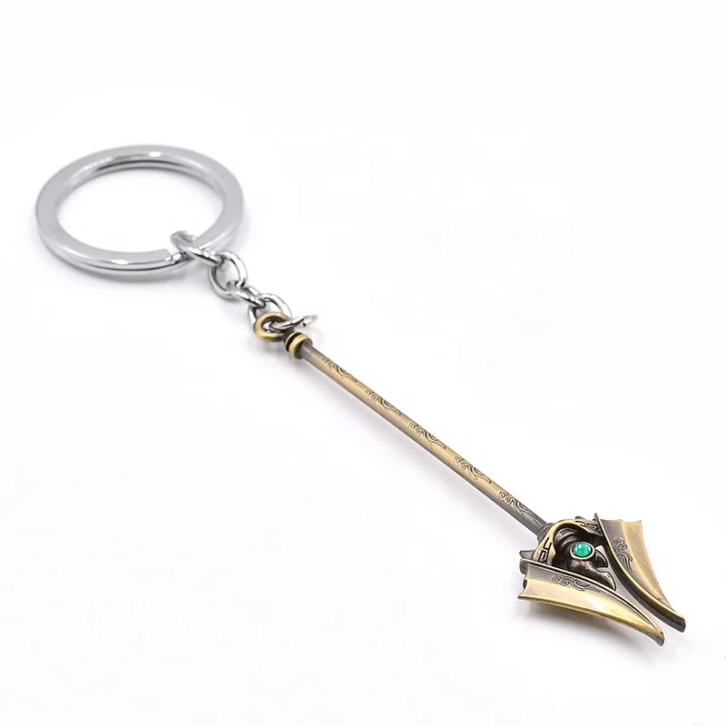 Wholesale Custom Luxury Keychain LOLs Game Accessories Pendant Metal Keyring for Key or Bag Decoration