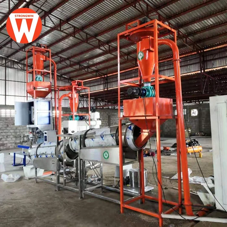 Simple operation fish feed processing line machine to make tilapia fish feed pellets