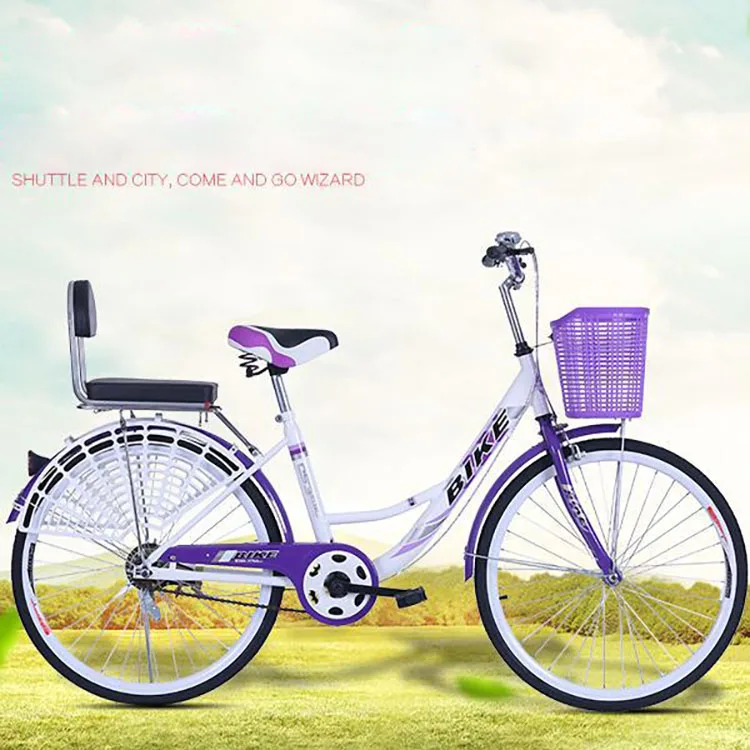 24 дюйма студент городской велосипед для езды на велосипеде, Женский популярные женские классические ретро дорожный велосипед