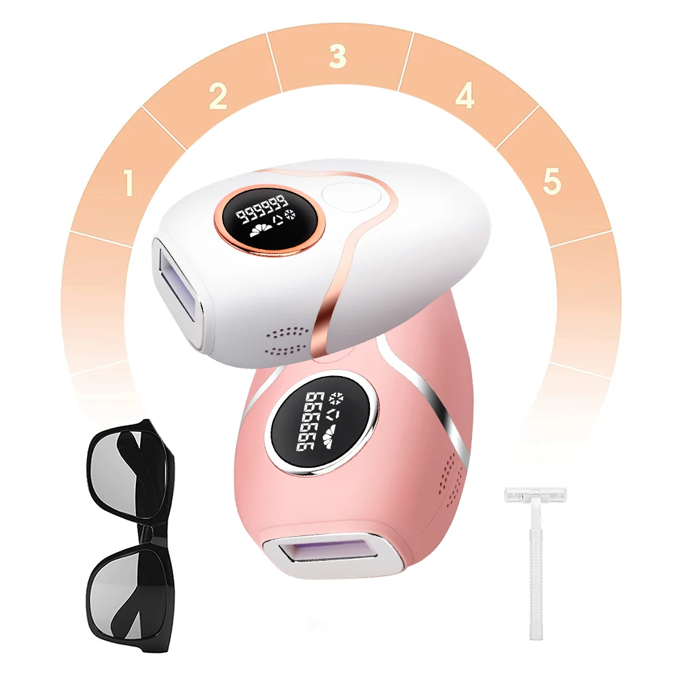 3 in 1 diode Best Reviews Face Men Brown Cold Full Body Gentle Facial Gentle permanent Portable Light Hair Removal Device