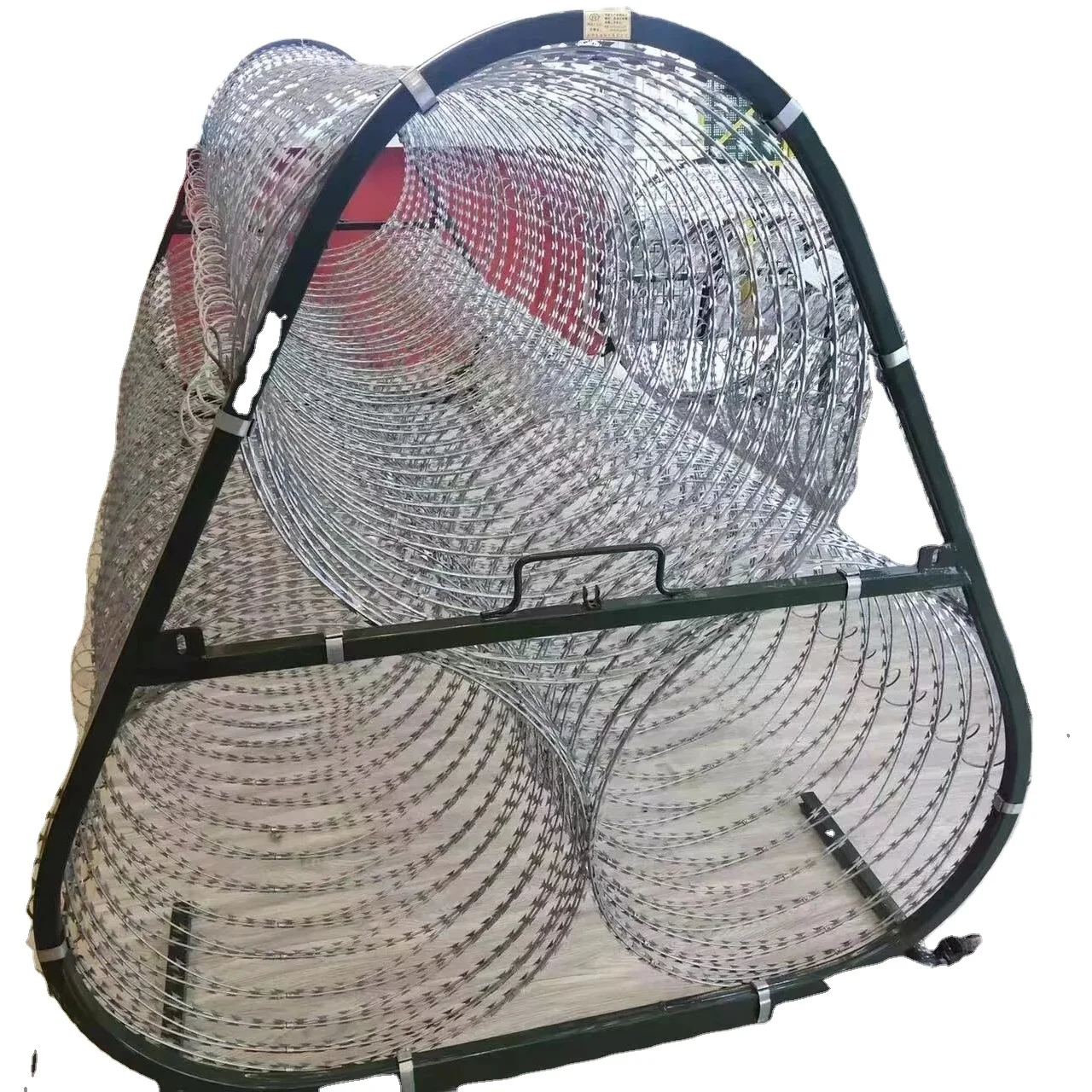 barbed wire fence 500 meters double strand razor barbed wire fence