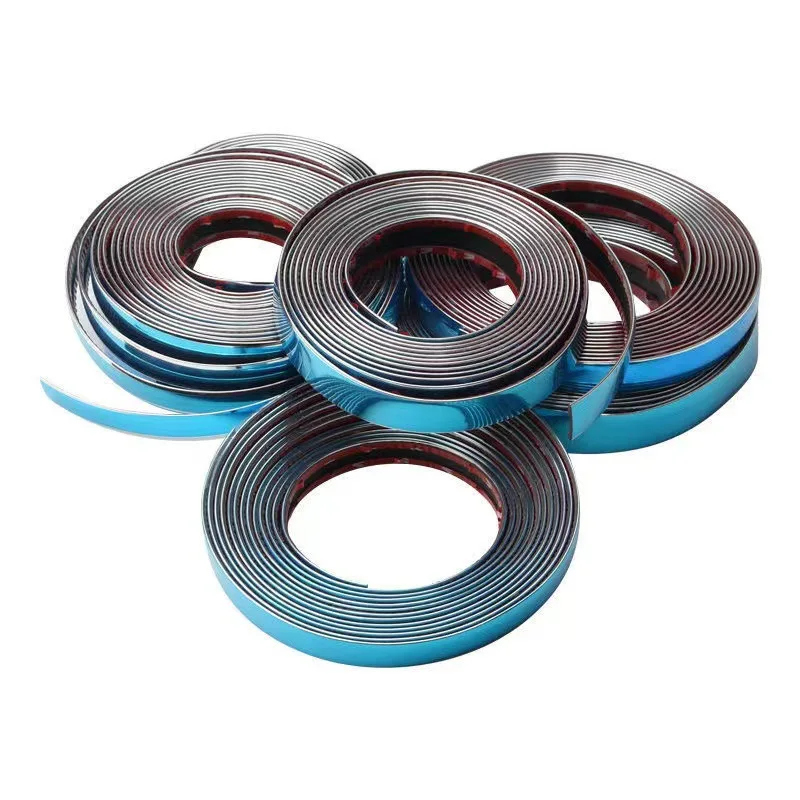 Car Door Edge protector For Window Bumper Decoration Car Chrome Trim Flexible PVC Decoration Trim