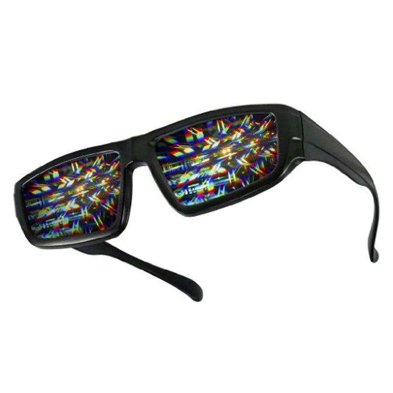 Пластиковые радужные очки, линзы диффузора, очки фейерверка