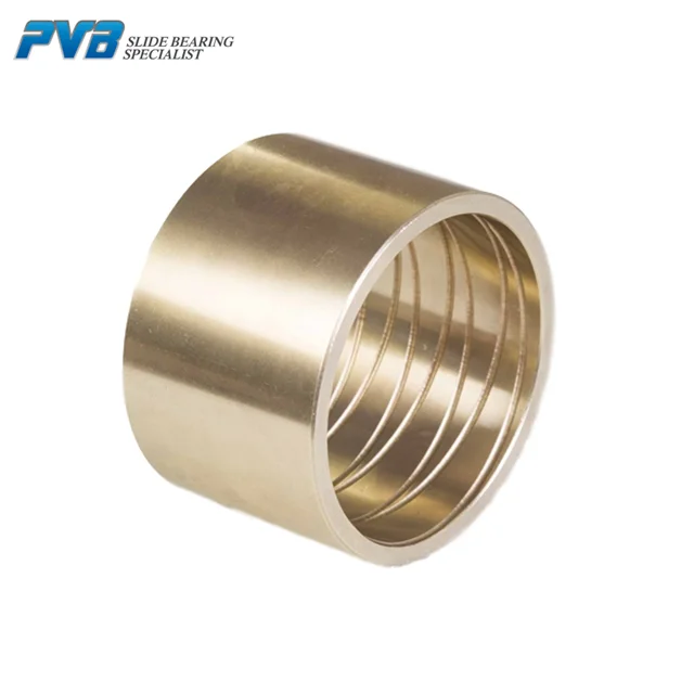 CuZn25Al5 high tensile brass bushing, C86300 bronze bearing with oil grooves, SAE430B bronze bushing