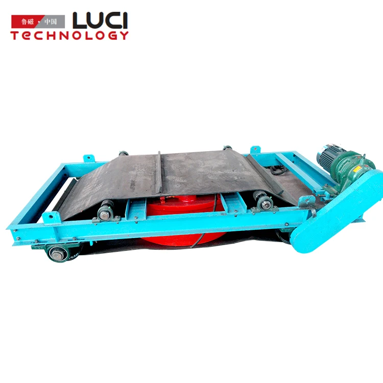 suspends self-discharging permanent magnetic separators for removing iron