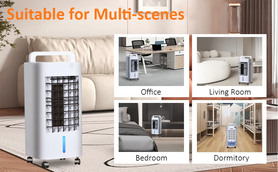 Оптовая продажа портативный Настенный мини-холодильник постоянного тока из Пакистана напольный перезаряжаемый охладитель кондиционера 3 en 1 с солнечной батареей