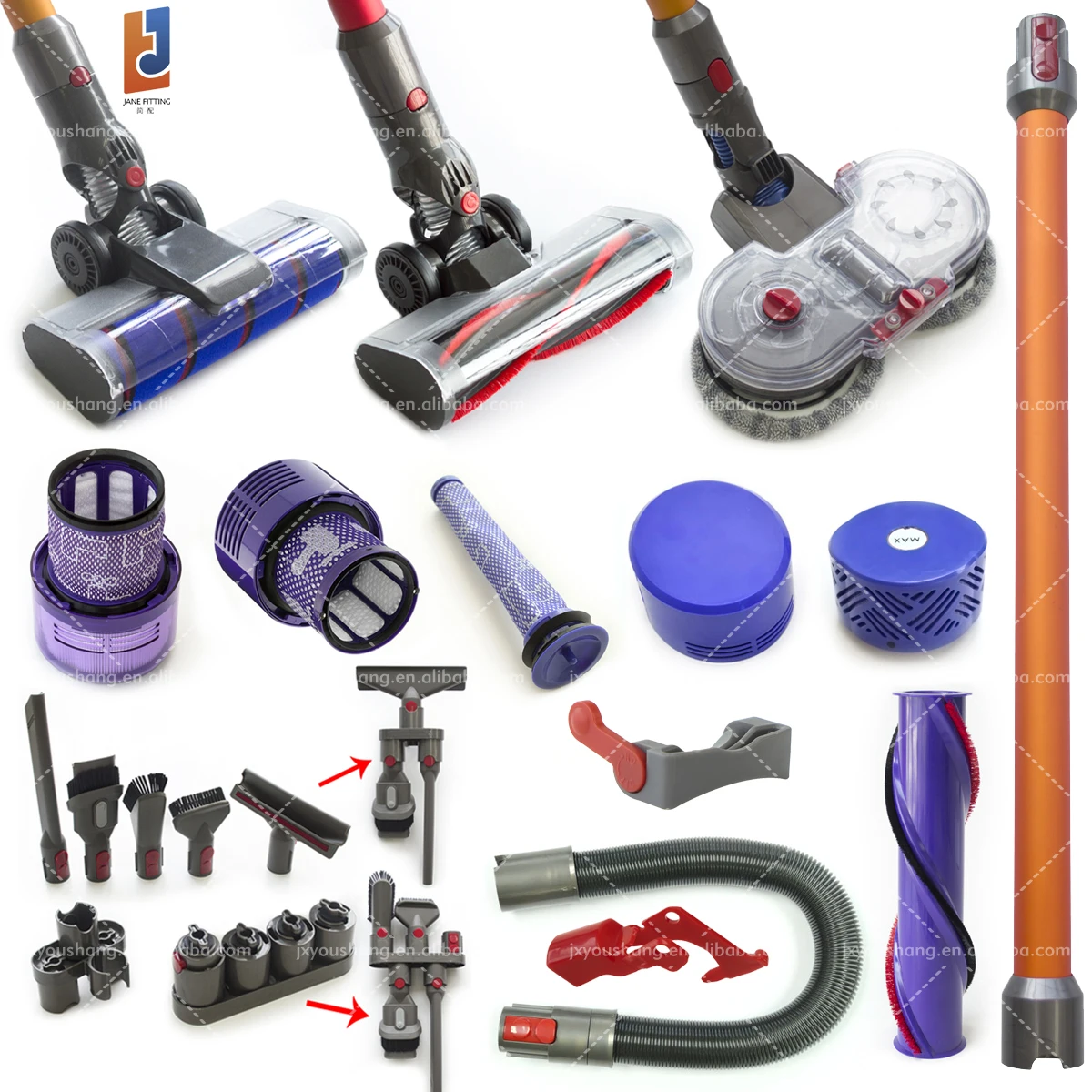 Vacuum Cleaner Parts Accessory Flexible Extension Hose Pipe for Dysons DC65 DC41 DC40 920765-03 923433-01 920765-04 Hose Tube