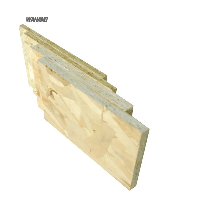 Промышленный незавершенной квартира WBP E0Flooring OSB 3 доска 2400 мм X 590X18 Flakeboards 3-слойные строительные панели