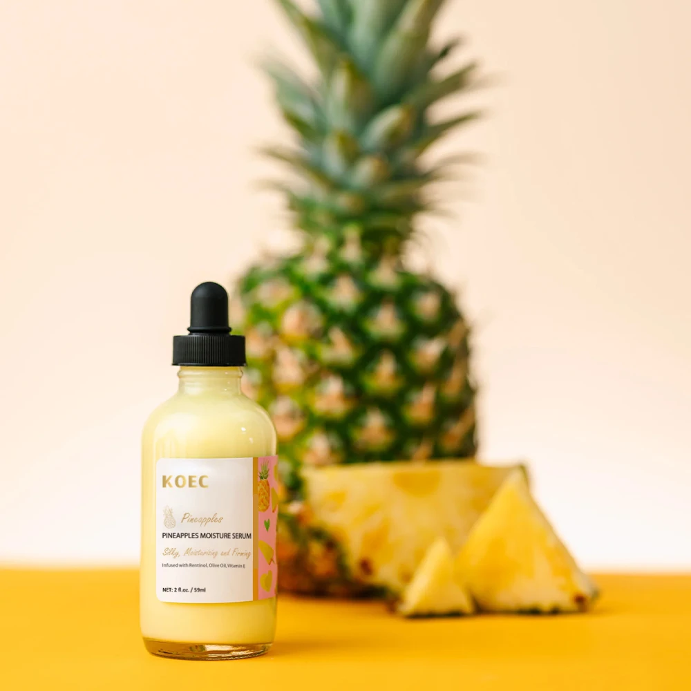 KOEC Pineapples Moisture Serum Moisturizing Repair Lotion Skin Toning Silky Firming Accept Customized Private Label