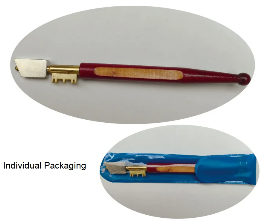 Professional Oil Feed Wooden Handle Diamond Glass Cutter Price of Glass Cutter