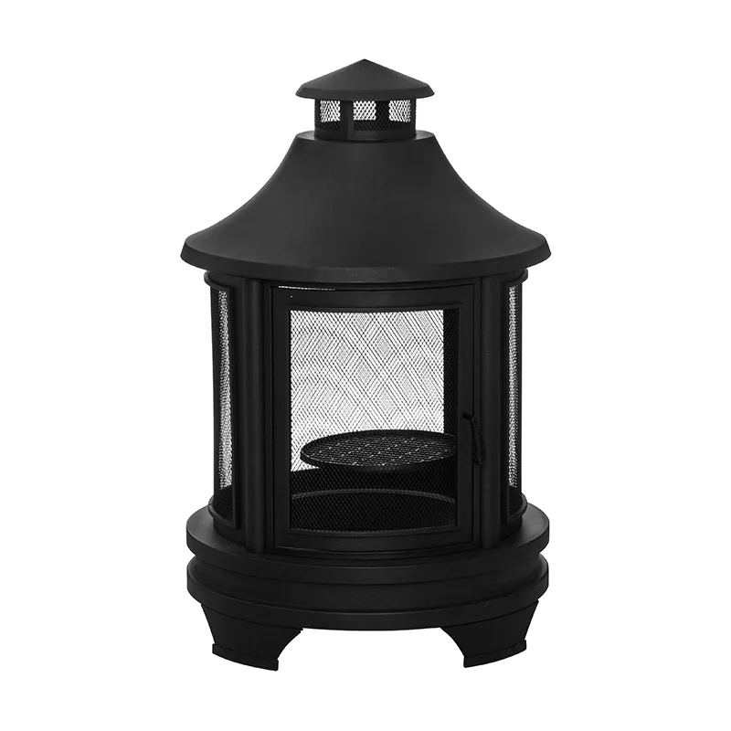 Уличный гриль большого размера с функцией угольной решетки, чугунная решетка для приготовления пищи в саду