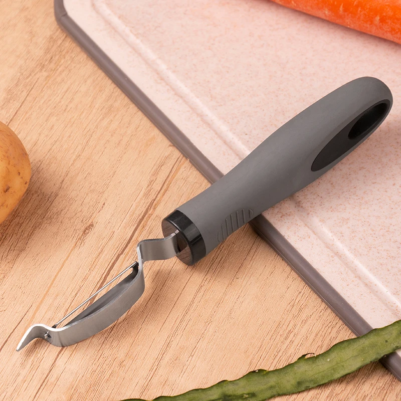 High Quality Stainless Steel Kitchen Gadgets Hand-Features Potato Peeler Knife Fruit Vegetable Cutter Grater Efficient Cleaning