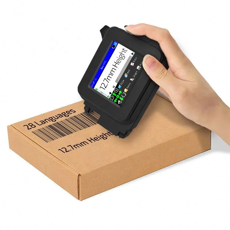 Portable Mini Inkjet Printer for Printing Wood Fabric Cardboard Plastic and Leather Materials